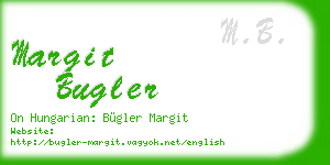 margit bugler business card
